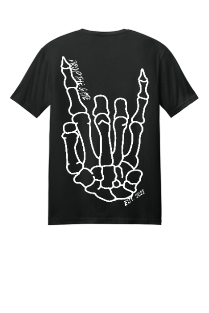 Skeleton hand tee