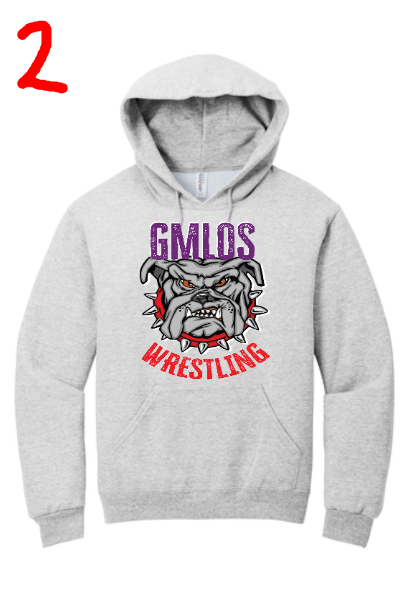 BULLDOG WRESTLING 24-25   996M  Jerzees NuBlend Pullover Hooded Sweatshirt