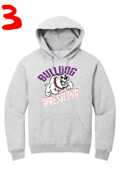 BULLDOG WRESTLING 24-25   996M  Jerzees NuBlend Pullover Hooded Sweatshirt