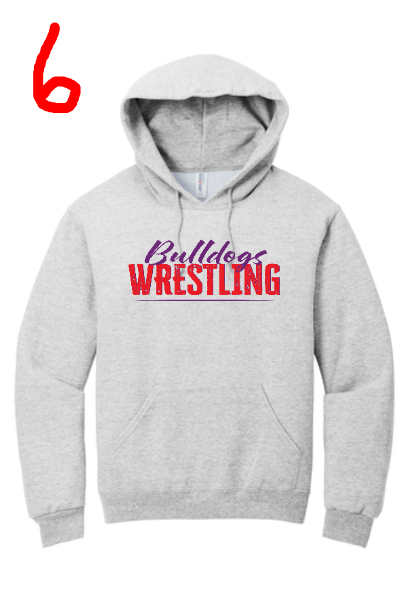 BULLDOG WRESTLING 24-25   996M  Jerzees NuBlend Pullover Hooded Sweatshirt