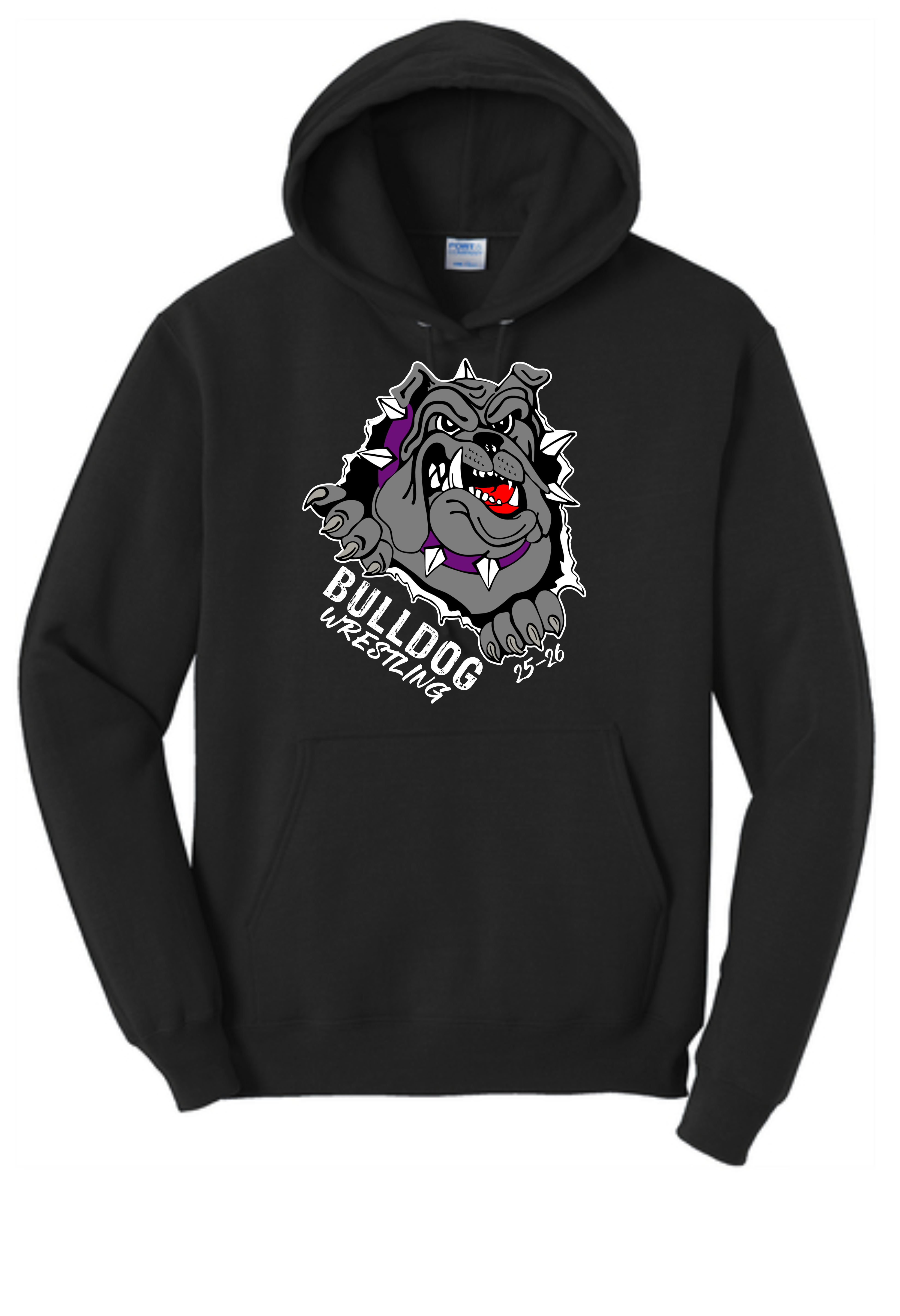 Bulldog Wrestling Hoodie 25-26