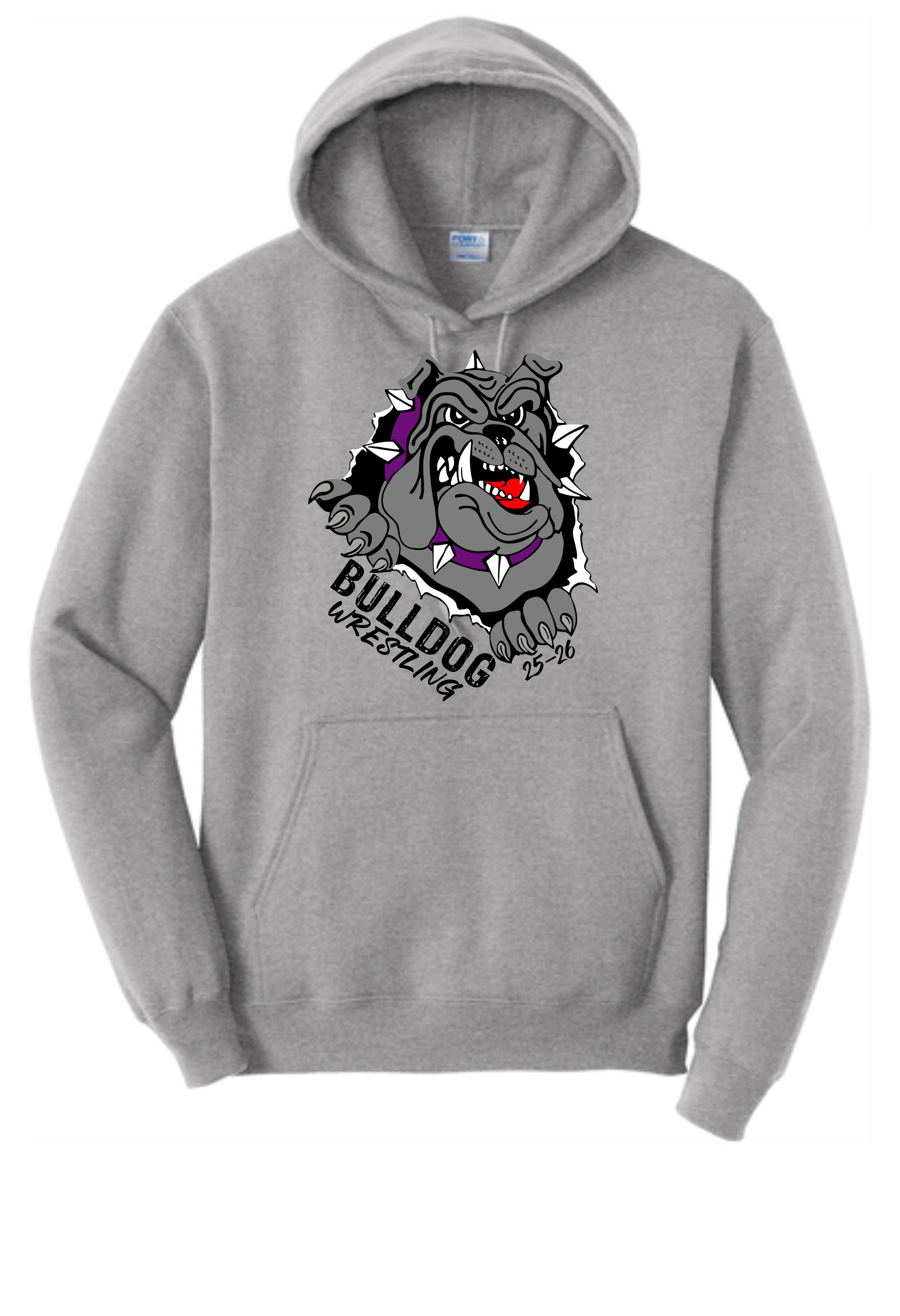 Bulldog Wrestling Hoodie 25-26