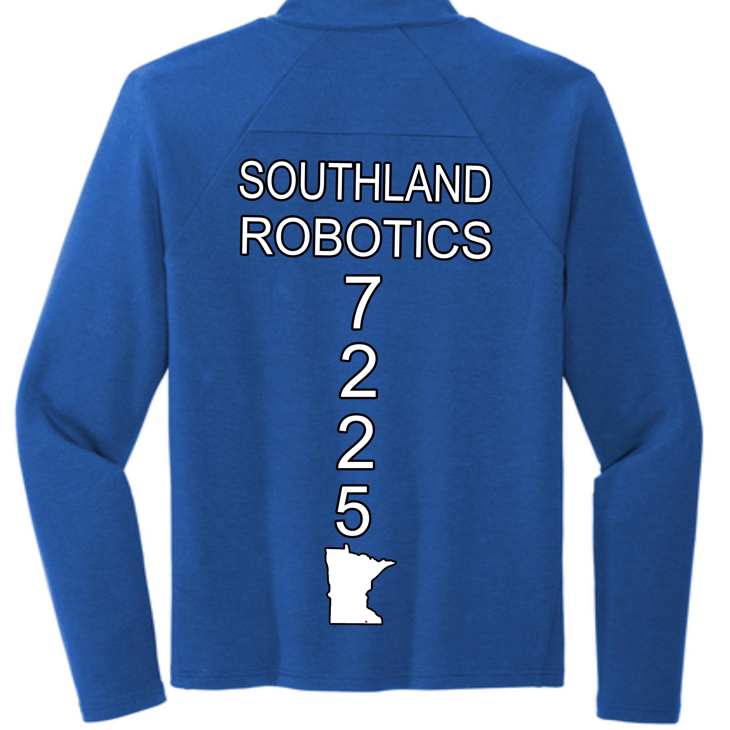 ROBOTICS 1/4 ZIP BLUE