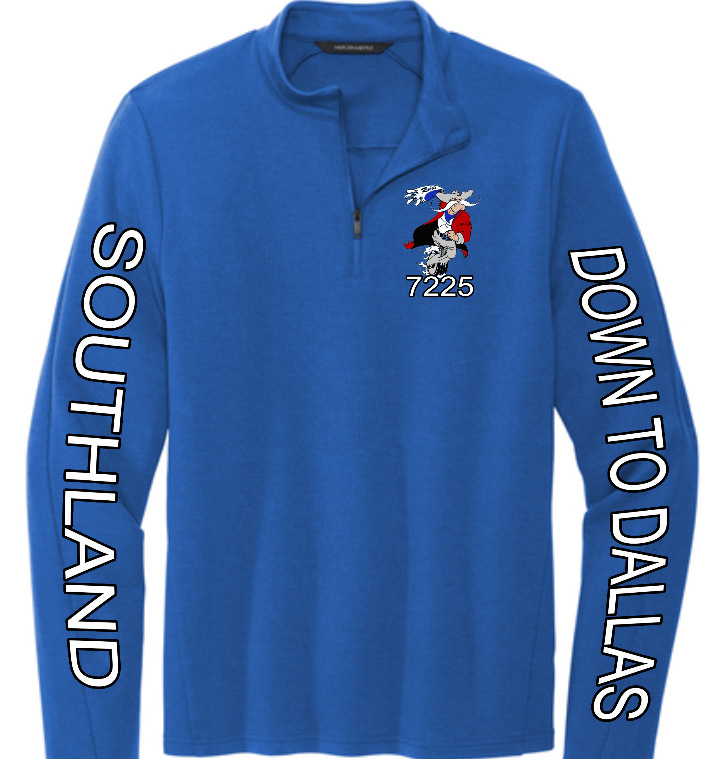 ROBOTICS 1/4 ZIP BLUE