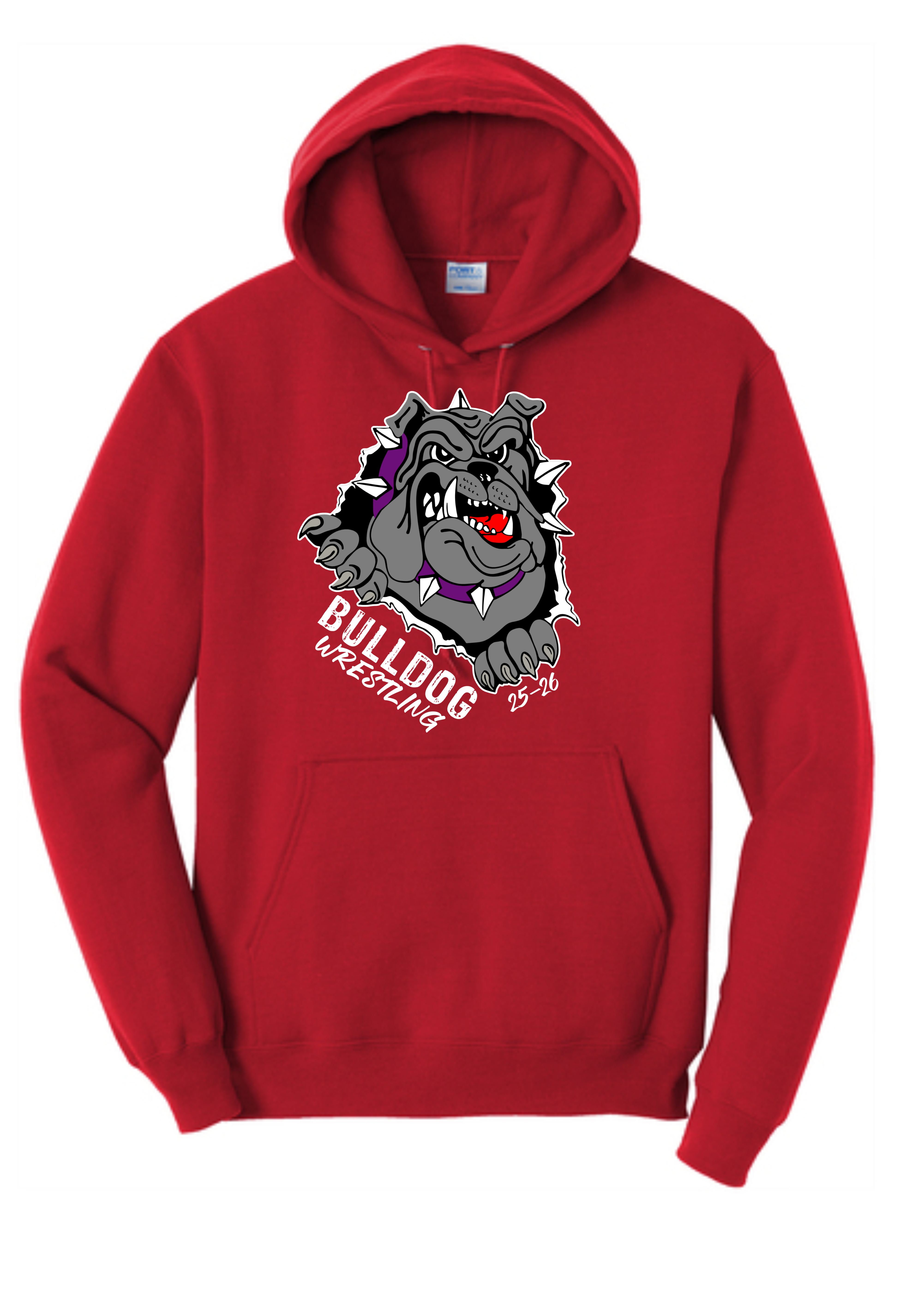 Bulldog Wrestling Hoodie 25-26