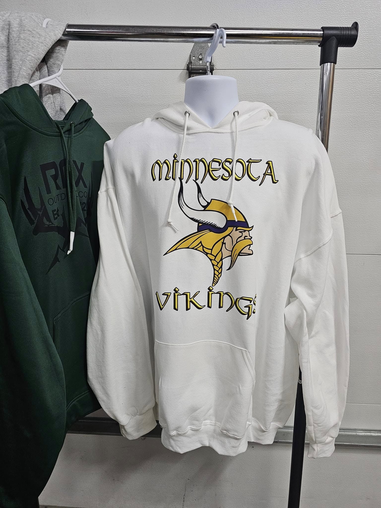 VIKINGS HOODIE JERZEES NUBLEND