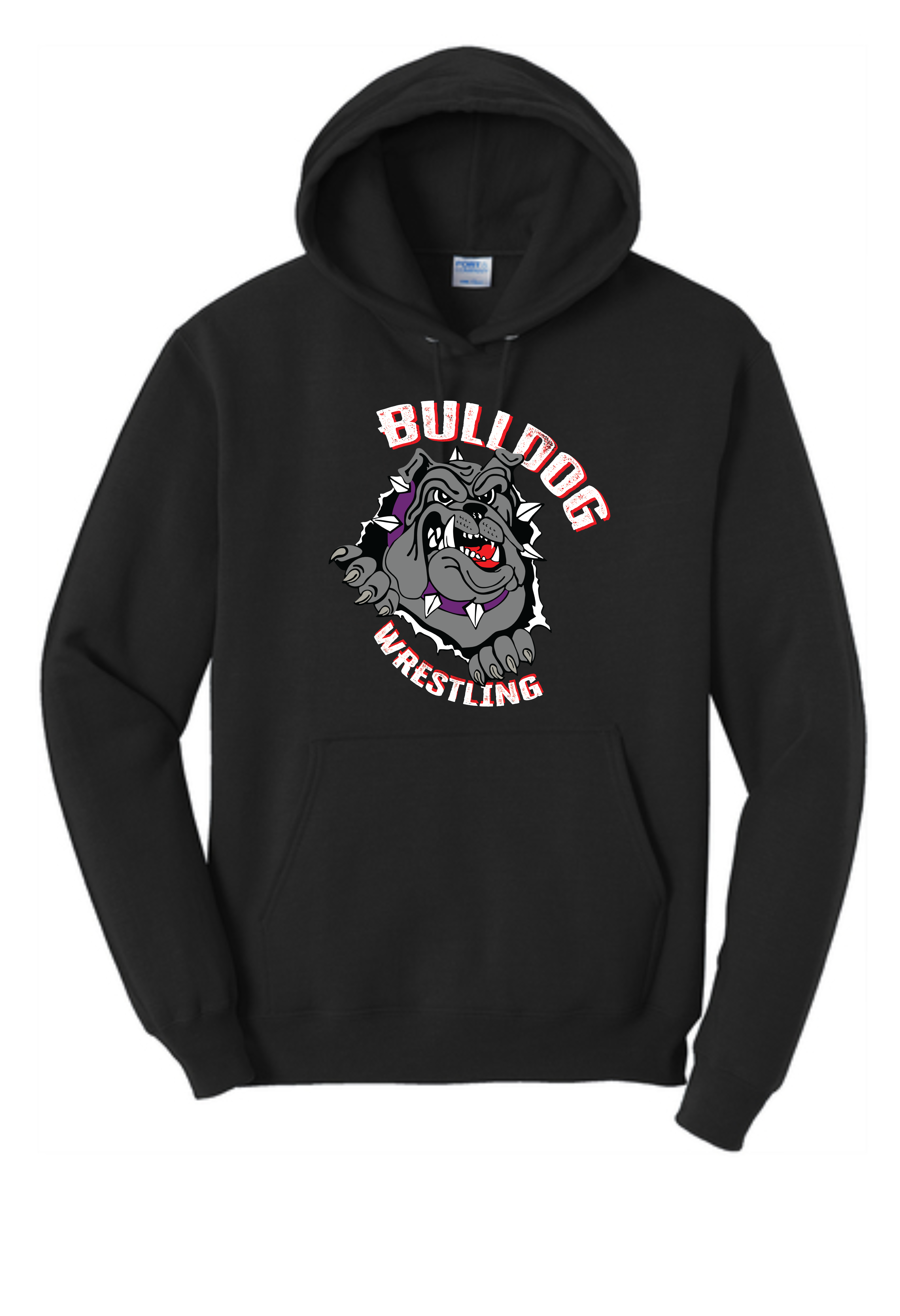 Bulldog Wrestling Hoodie OR Crew