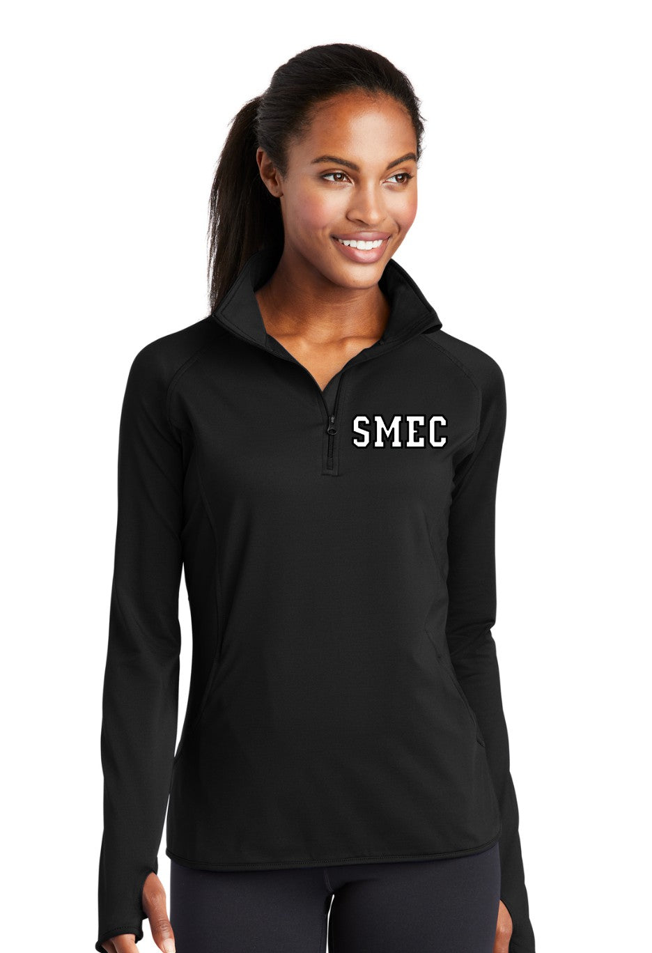 SMEC Sport-Tek® Ladies Sport-Wick® Stretch 1/2-Zip Pullover