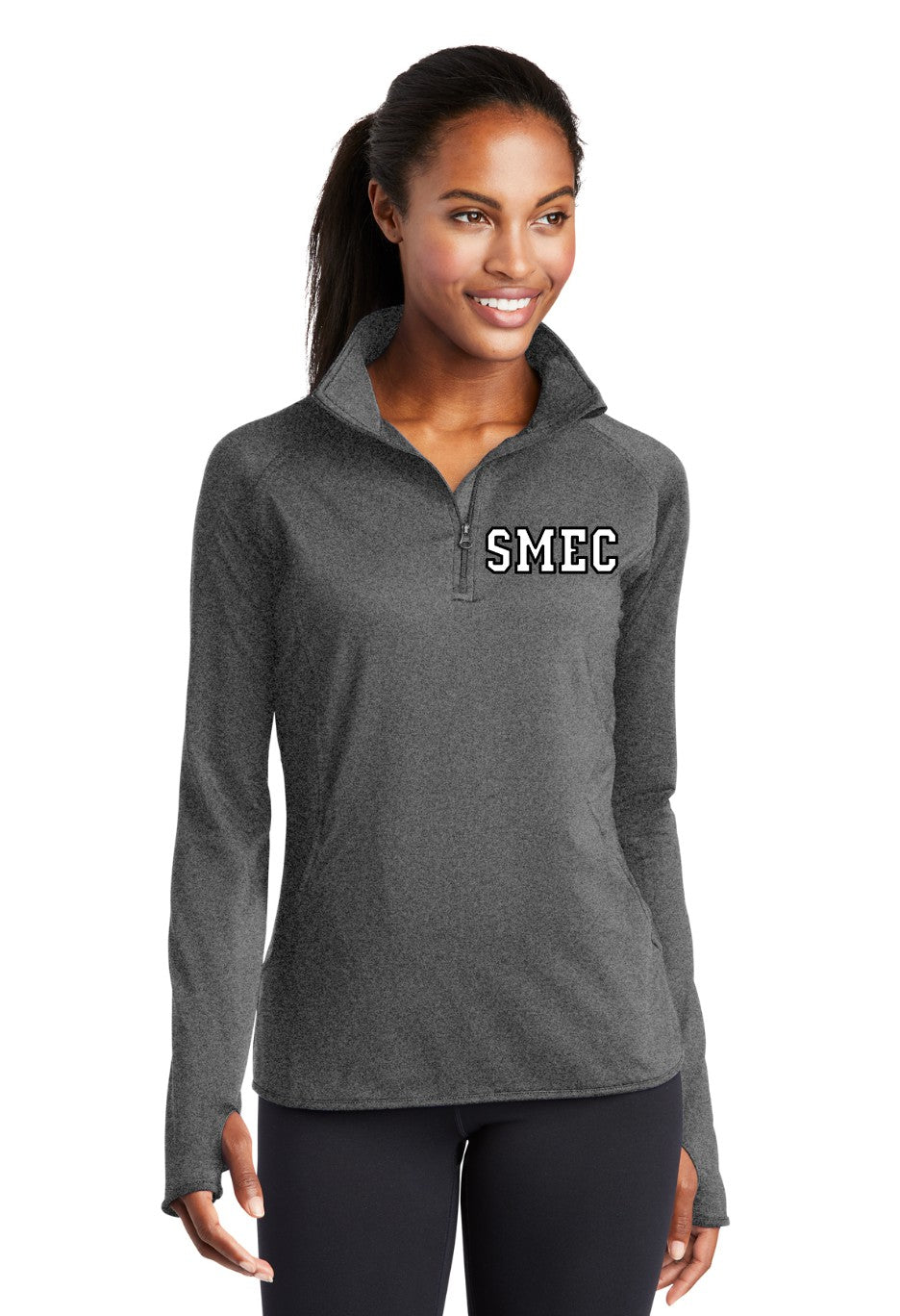 SMEC Sport-Tek® Ladies Sport-Wick® Stretch 1/2-Zip Pullover