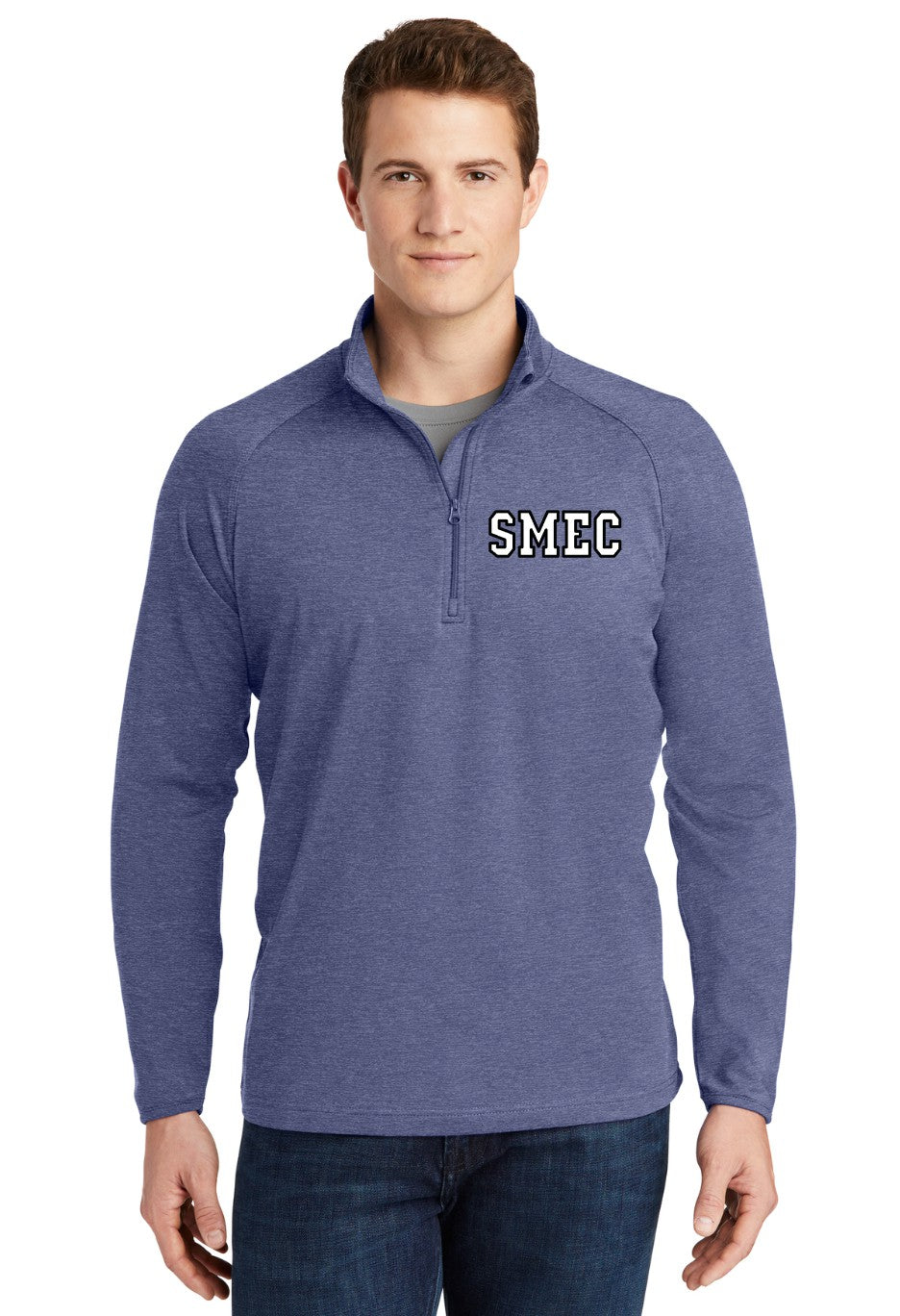 SMEC Sport-Tek® Sport-Wick® Stretch 1/2-Zip Pullover